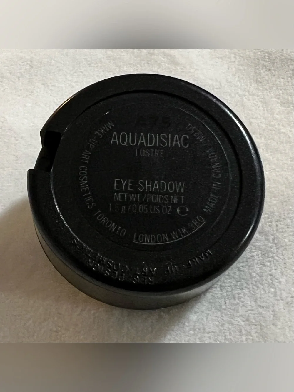 NWT MAC Cosmetics Aquadisiac Lustre Eyeshadow - Shimmering Aqua Teal
